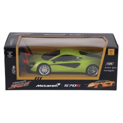 Radiografisch bestuurbare auto Mclaren 1:24 570s neon groen