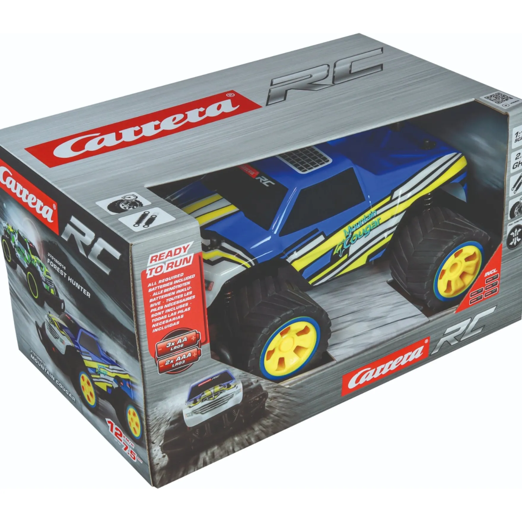 Radiografisch Bestuurbare Auto Carrera Mountain Cougar 1:18 2,4 GHZ