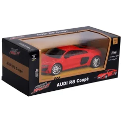 Radiografisch bestuurbare auto audi 1:24 r8 coupé rood