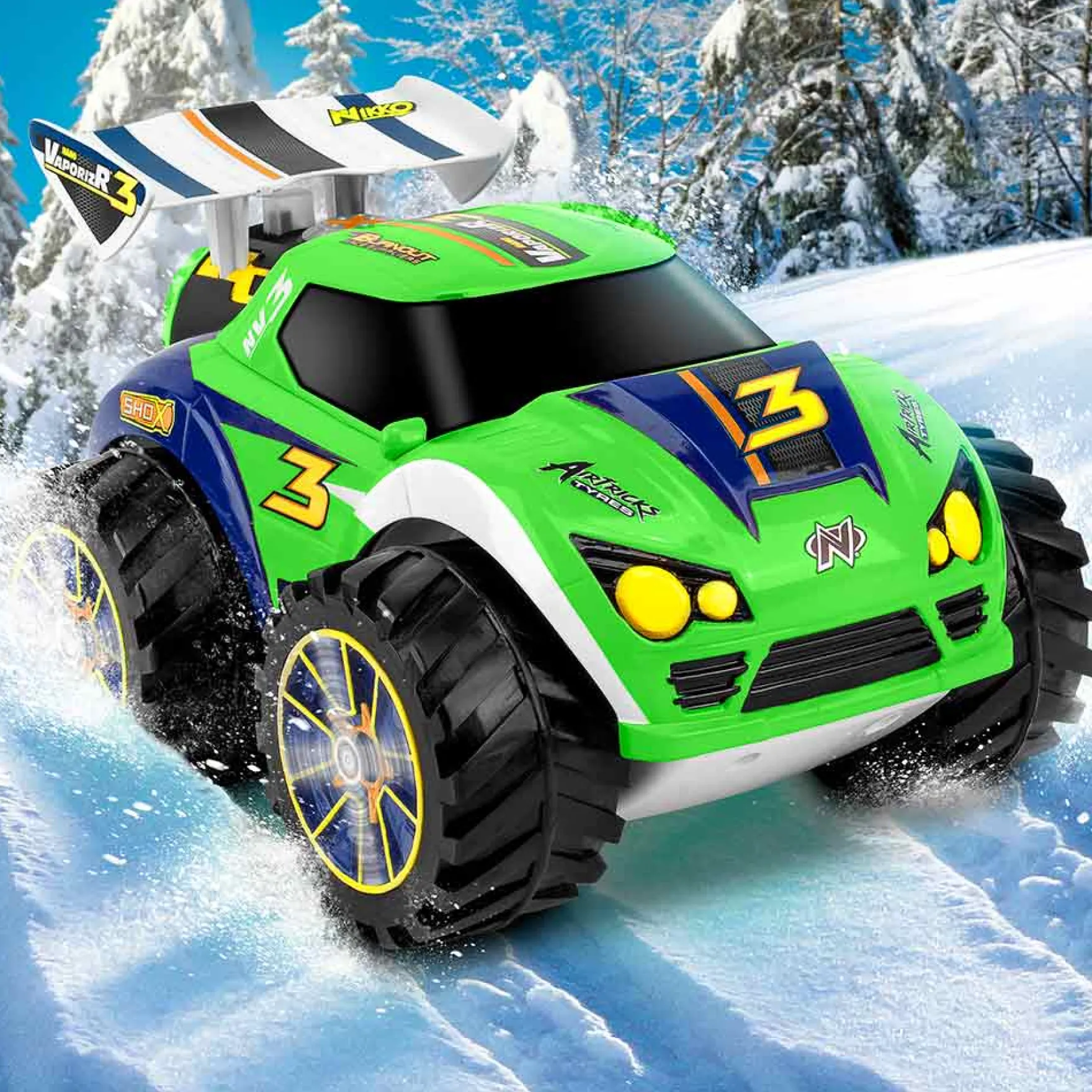 Radiografisch Bestuurbare Auto Vaporizr Nano 3 Groen Nikko