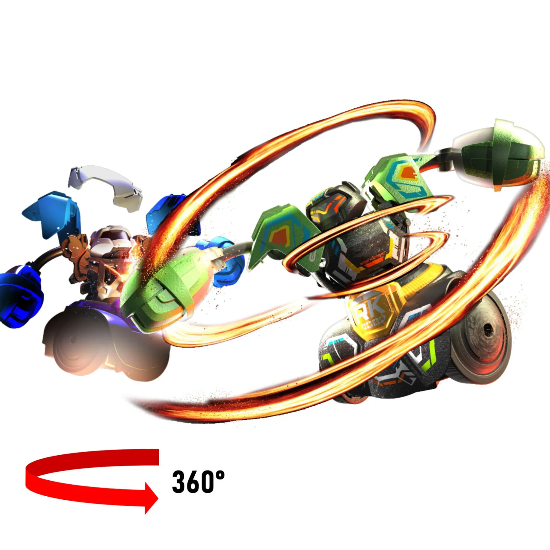 Radiografisch bestuurbare Robo Kombat Tornado battle pack