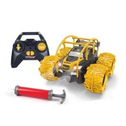 Radiografisch Bestuurbare Amfibie Stunt Truck  Oranje Opblaasbaar Wiel