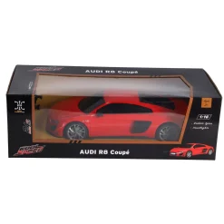 Radiografisch bestuurbare auto audi 1:16 2.4g r8  coupé rood