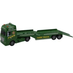 Rapid Wheels Autotransporter met 2 tractoren met  licht en geluid en frictie