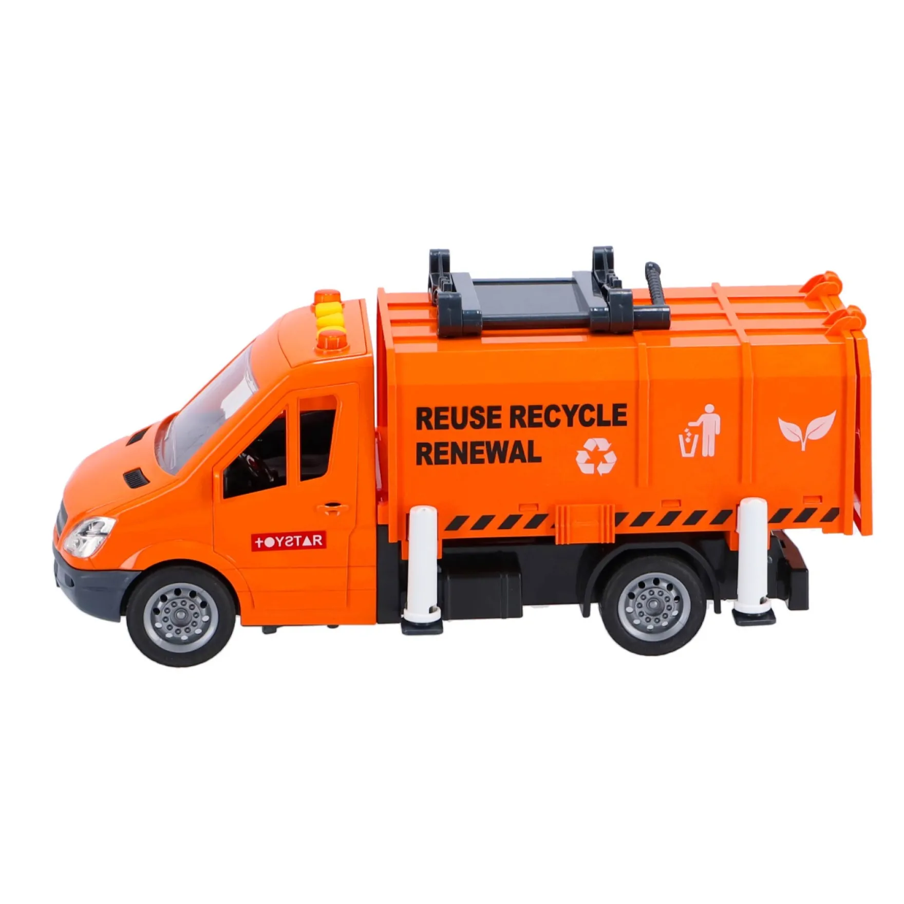 Rapid Wheels Vuilniswagen Met Licht En Geluid En Frictie