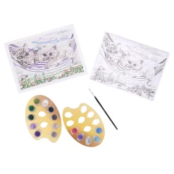 Ravensburger Creart schilderen op nummer kittens  in hangmat