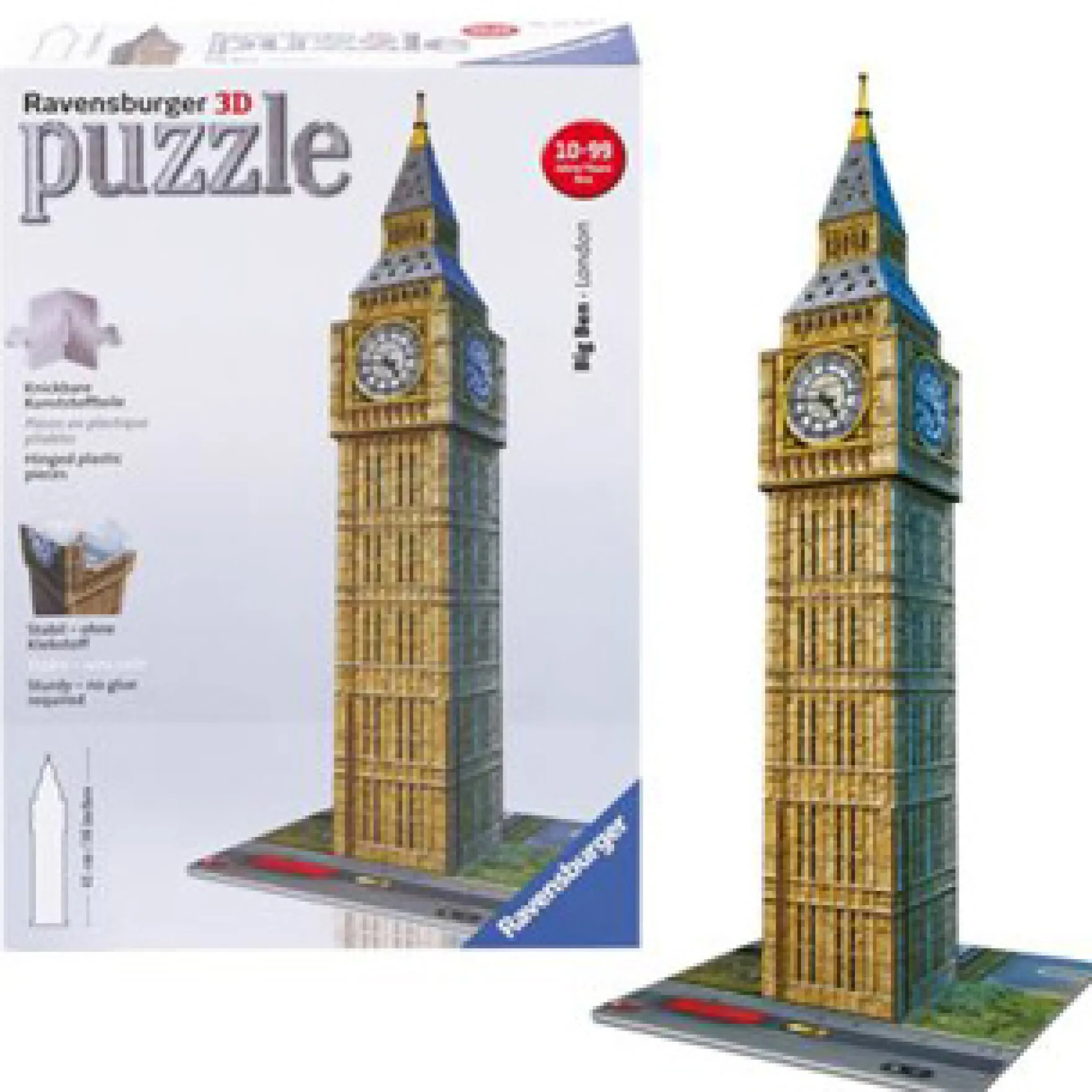 Ravensburger 3D Puzzel Big Ben 216 Stukjes