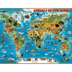 Ravensburger puzzel Dieren Over De Wereld 300 Stukjes