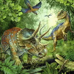 Ravensburger Puzzel Dinosauriërs 3x49 Stuks