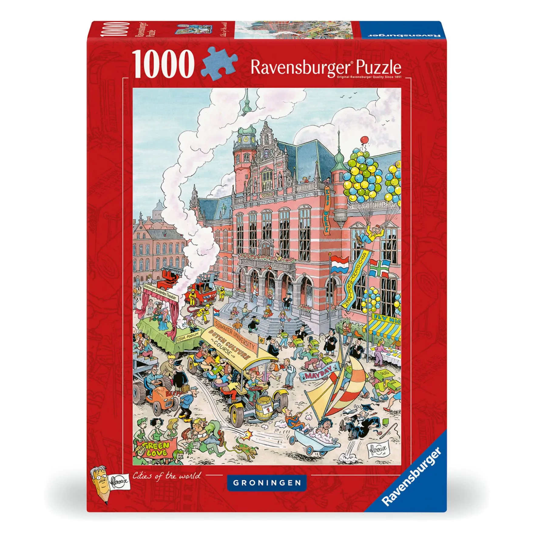 Ravensburger puzzel fleroux groningen 1000 stukjes