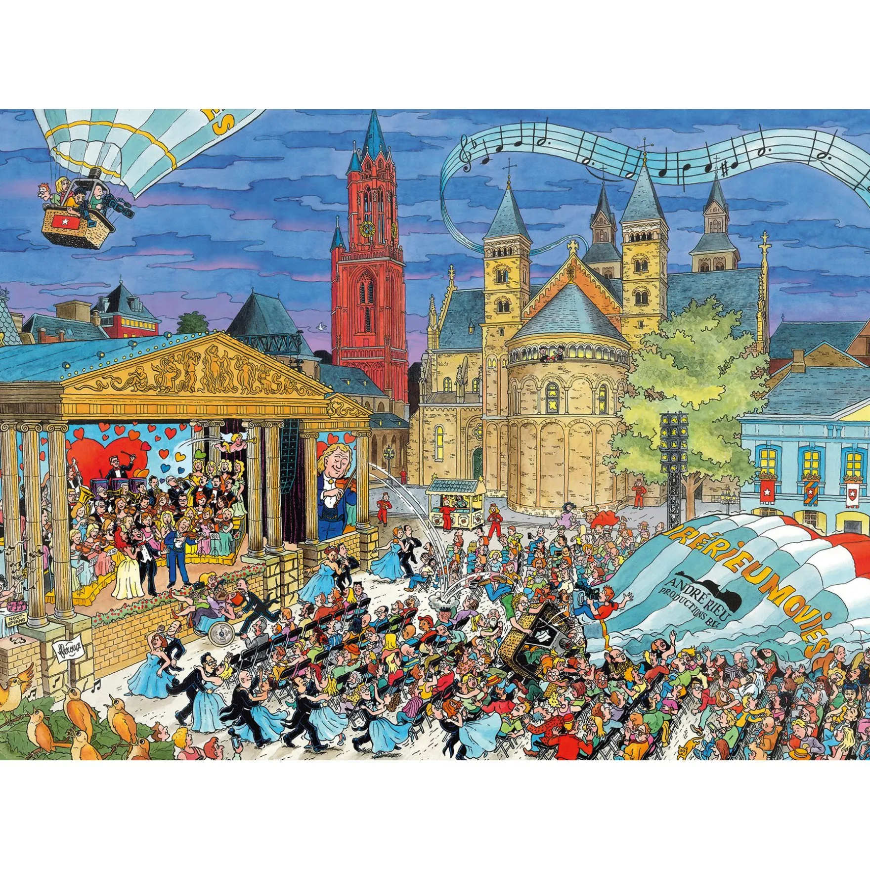 Ravensburger puzzel fleroux maastricht 1000 stukjes