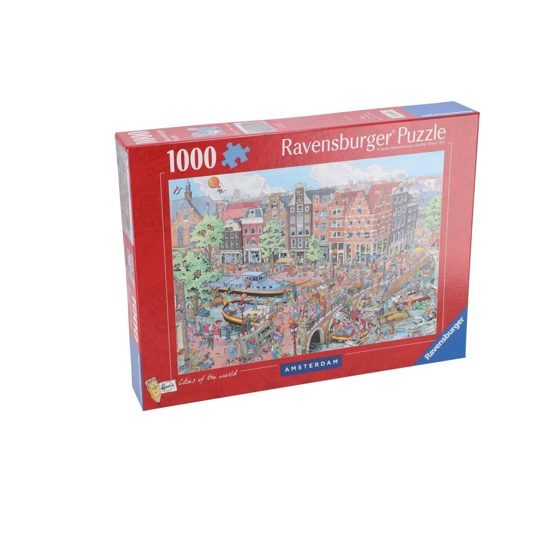 Ravensburger puzzel fleroux amsterdam 1000 stukjes