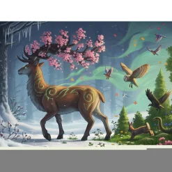 Ravensburger Puzzel hert van de lente 1000 stukjes