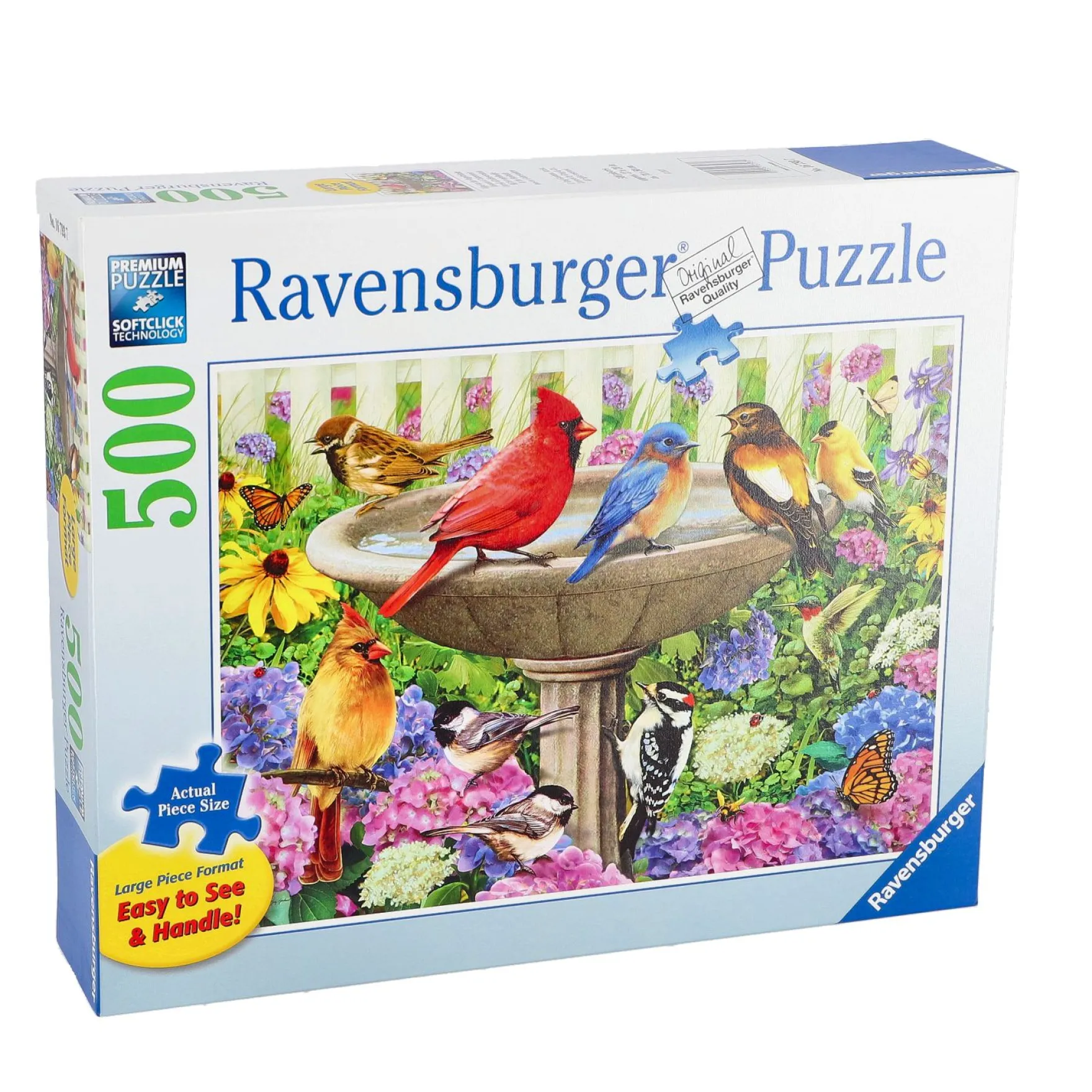 Ravensburger Puzzel Het Vogelbad 500 Stukjes Extra Groot