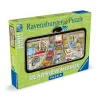 Ravensburger puzzel rear view verkeerschaos 1000  stukjes