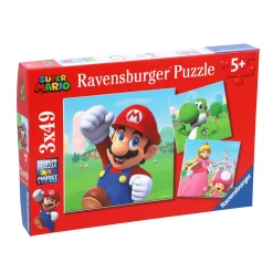 Ravensburger puzzel Super Mario 3 x 49 stukjes