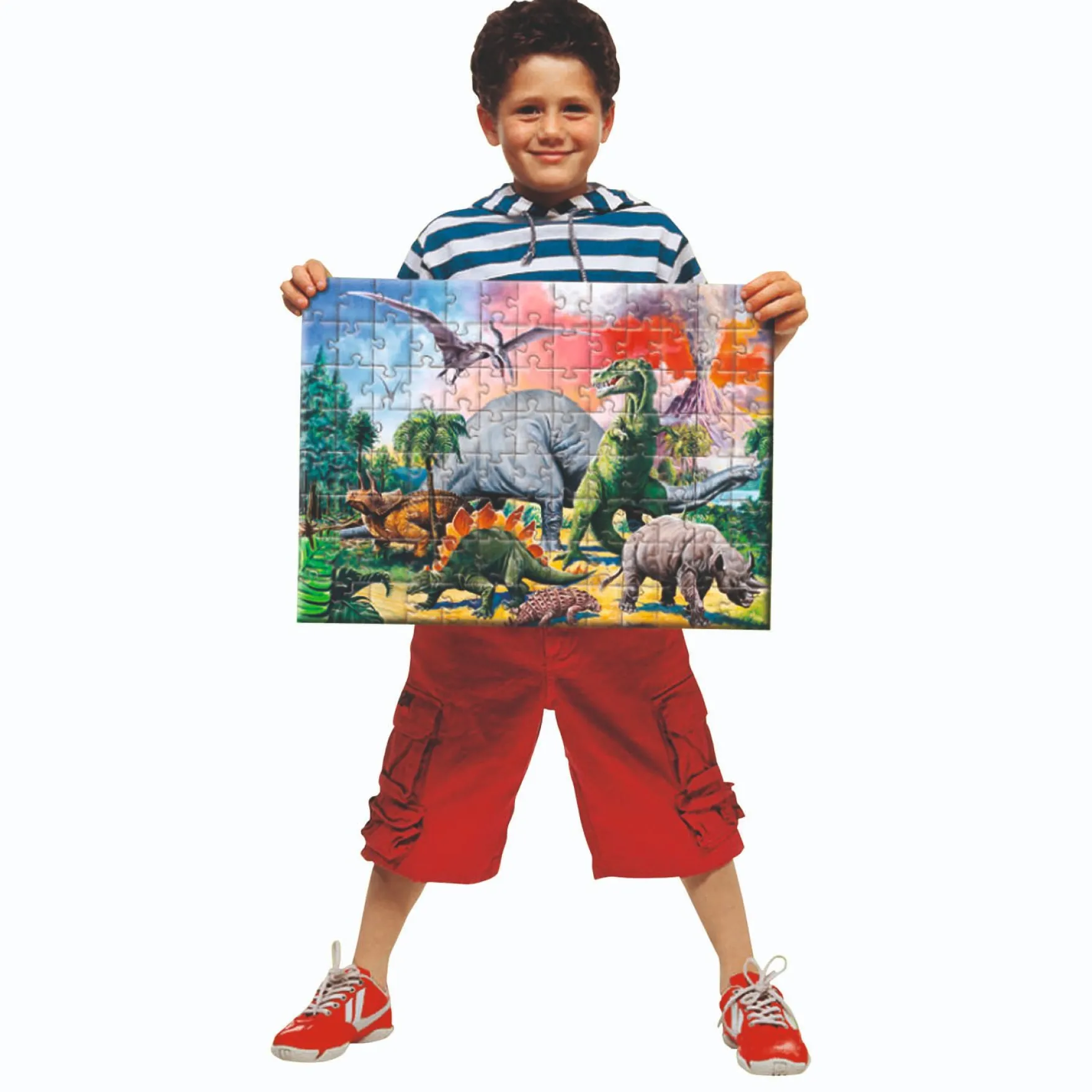 Ravensburger puzzel tussen de dino's 100 xxl