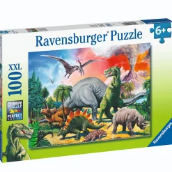 Ravensburger puzzel tussen de dino's 100 xxl