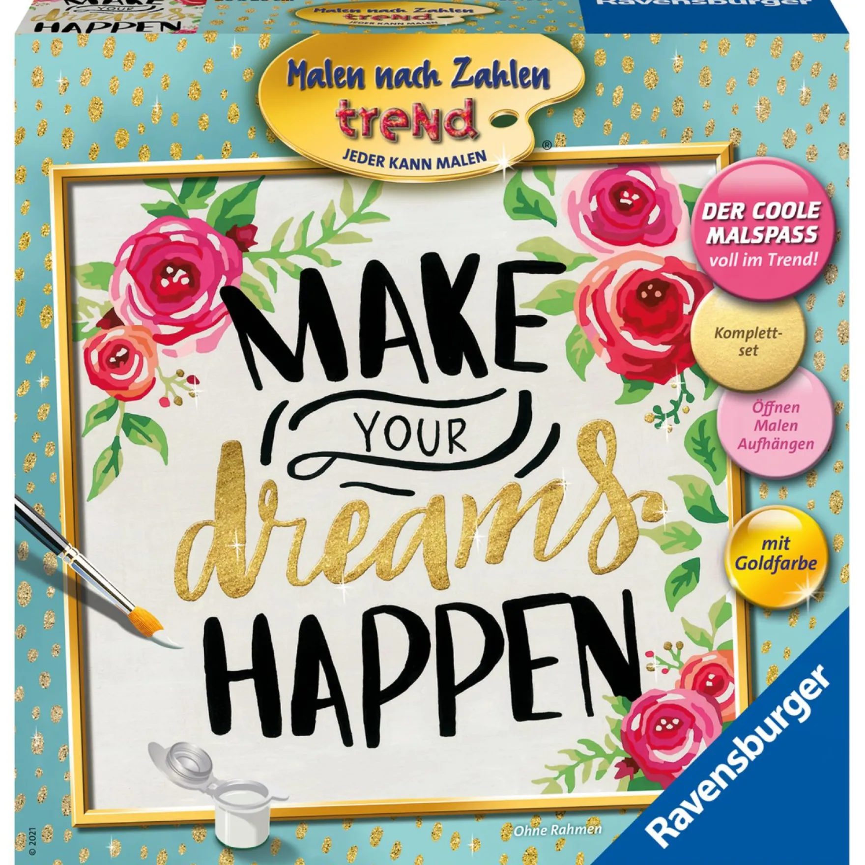 Ravensburger Schilderen Op Nummer Make Dreams Vierkant