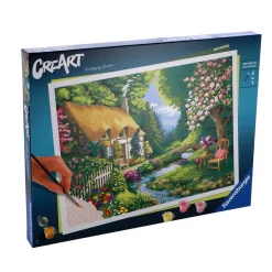 Ravensburger schilderen op nummer cottage garden