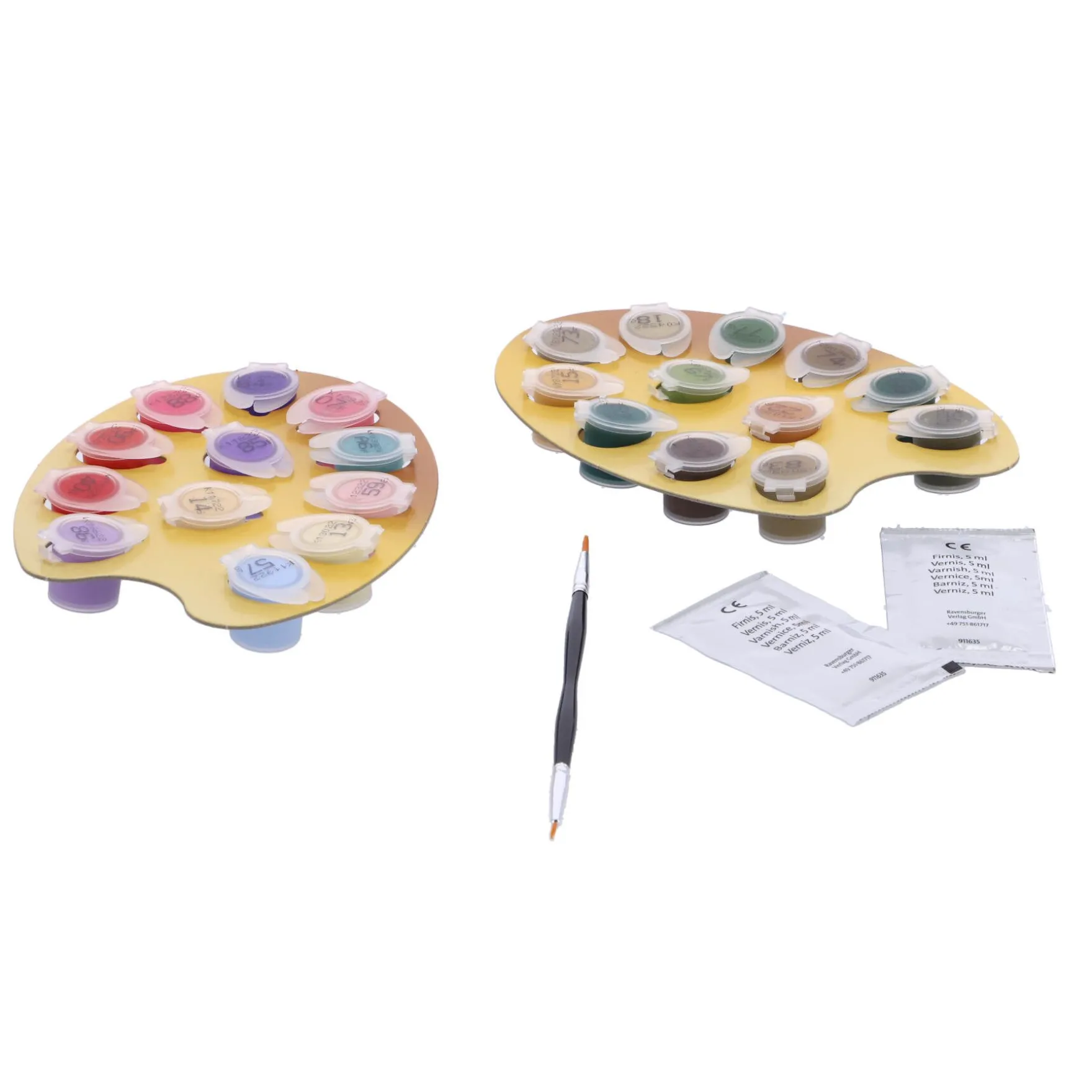 Ravensburger schilderen op nummer cottage garden