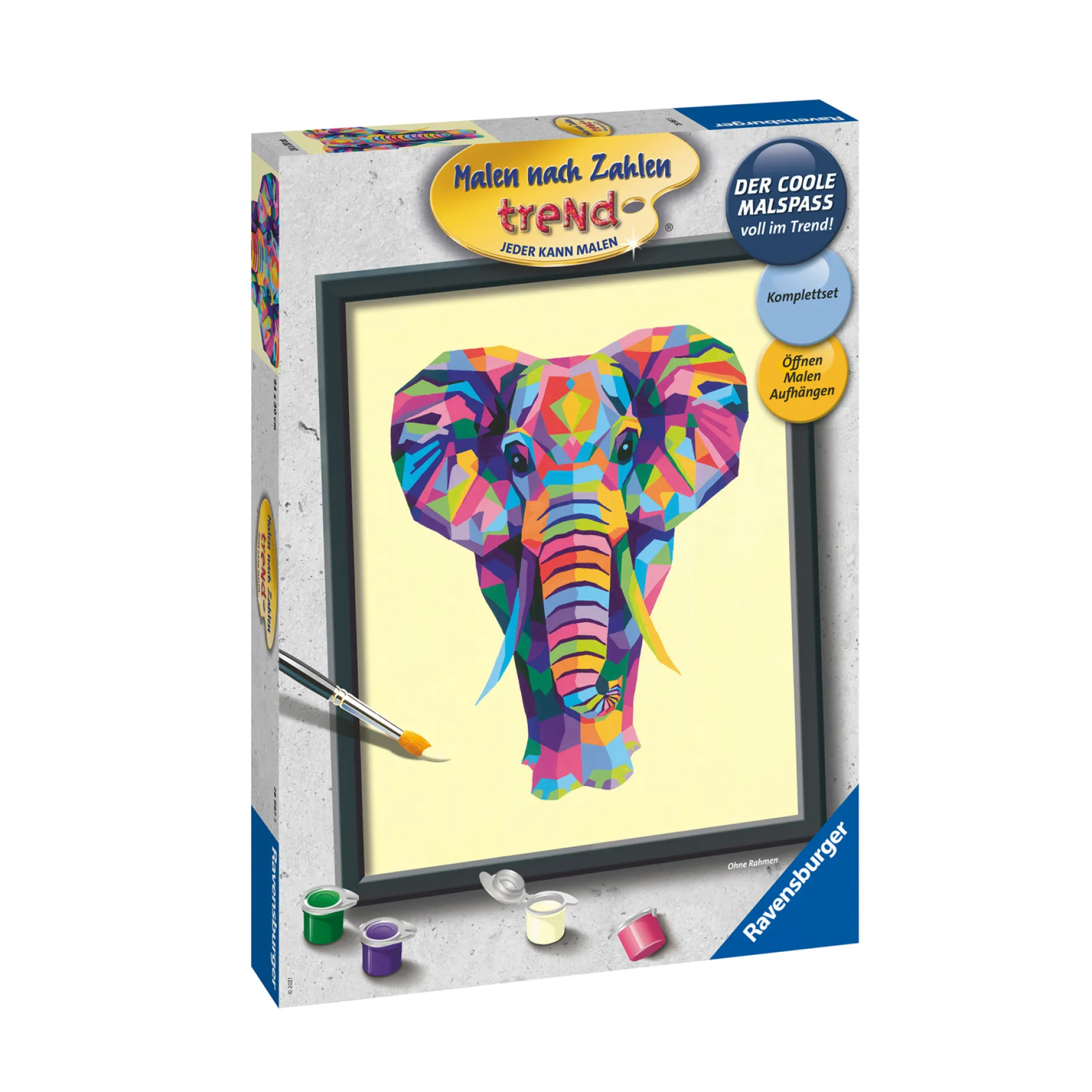 Ravensburger Schilderen Op Nummer Bonte Olifant