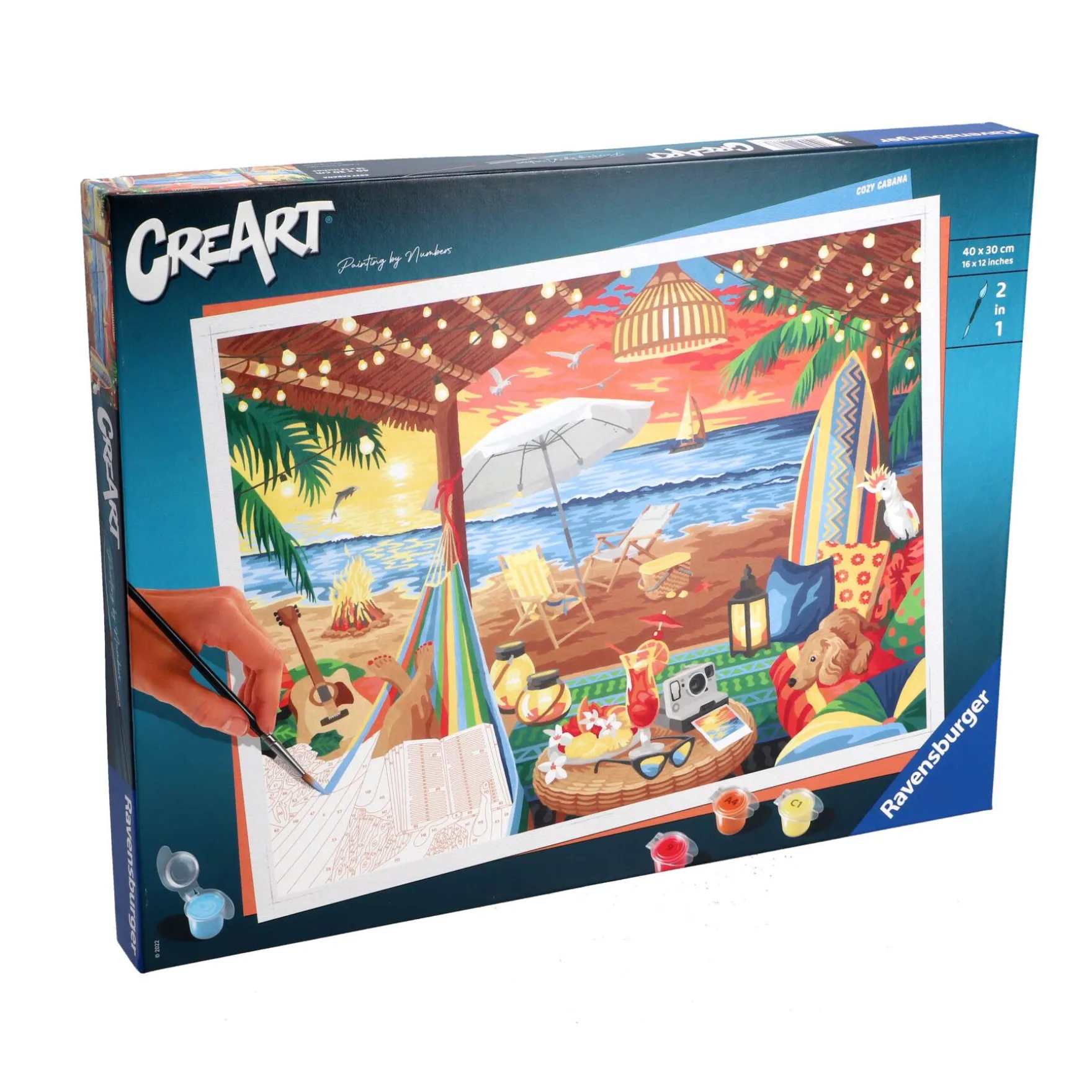 Ravensburger schilderen op nummer cozy cabana