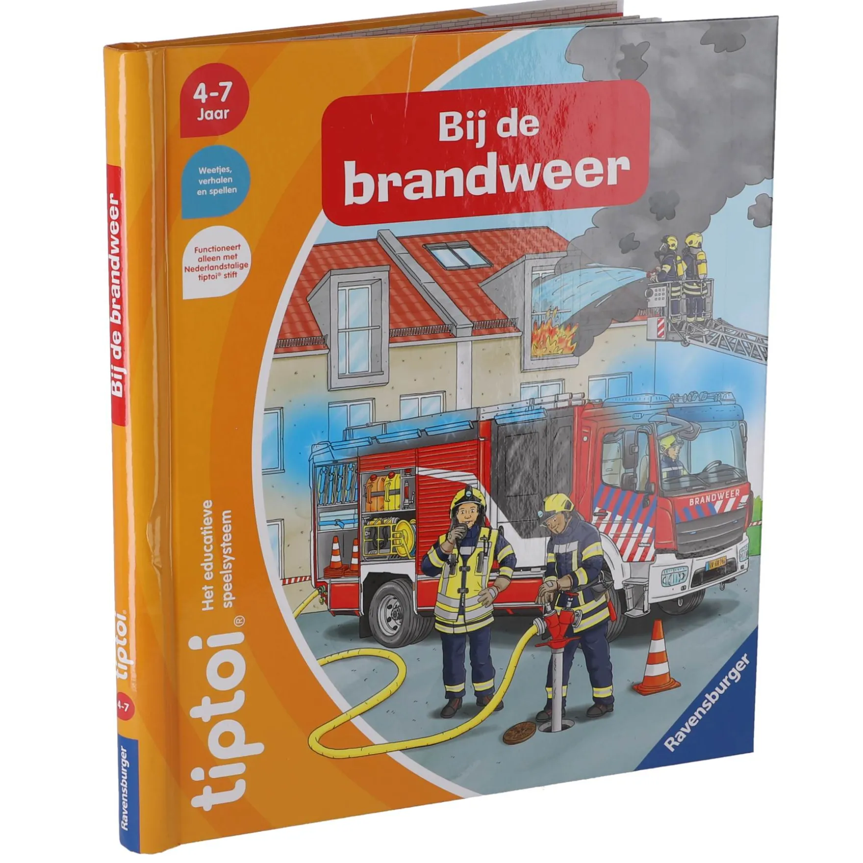 Ravensburger Tiptoi boek bij de brandweer