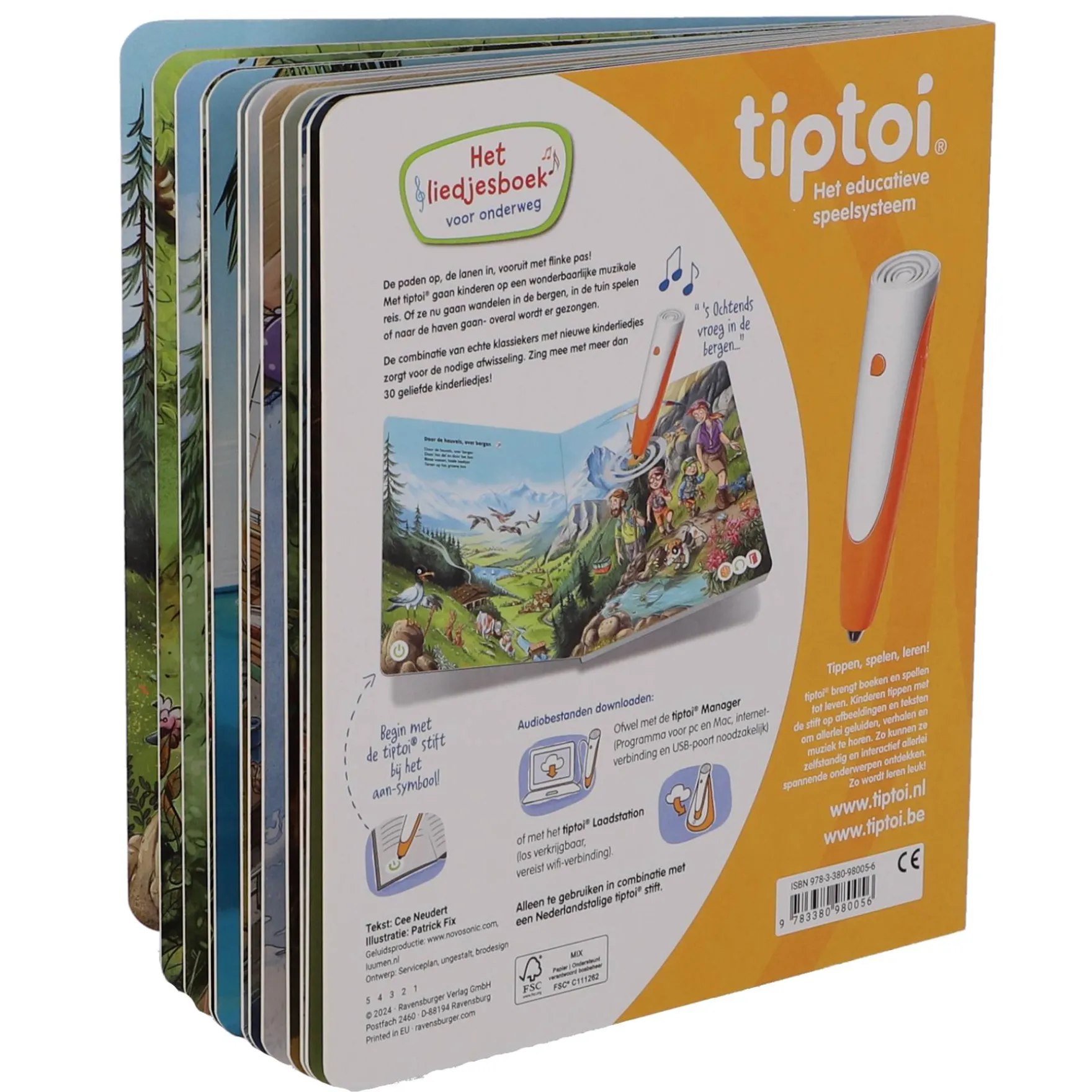 Ravensburger Tiptoi liedjesboek voor onderweg