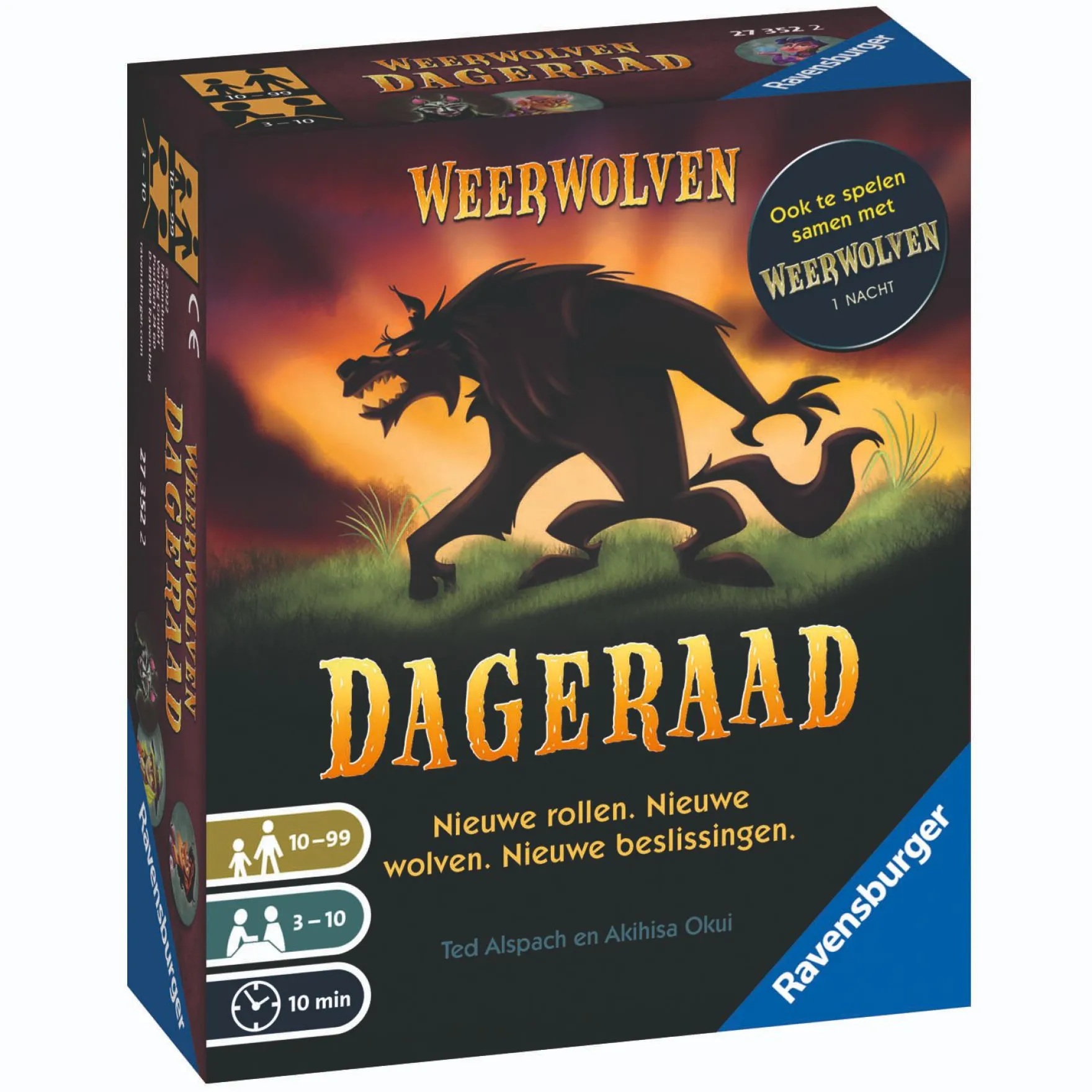 Ravensburger Weerwolven van Wakkerdam: Dageraad - Kaartspel