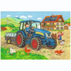 RavensburgerPuzzel Bouwplaats Boerderij 2X12 Stuks