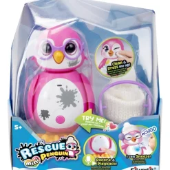 Rescue pinguin mini roze