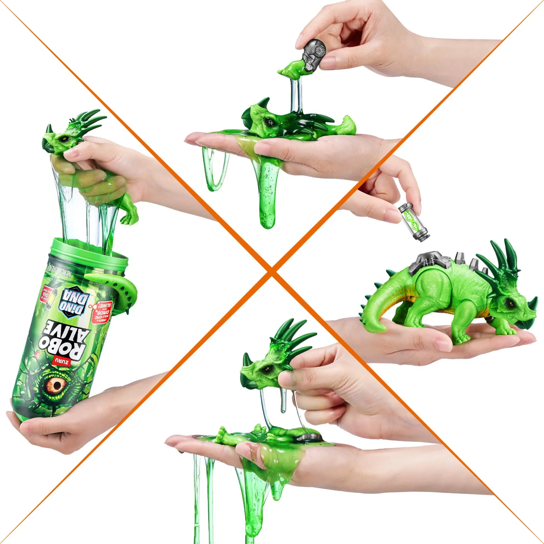 Robo Alive Dna Dino Speelset In Tube Assorti