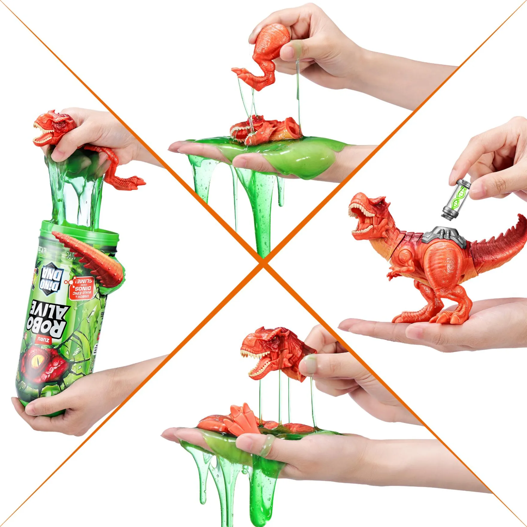 Robo Alive Dna Dino Speelset In Tube Assorti