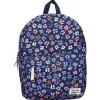 Rugzak Milky Kiss Prestige donkerblauwe bloemen
