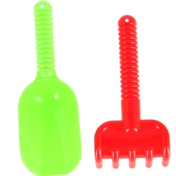 Schep en hark set 2 delig assorti