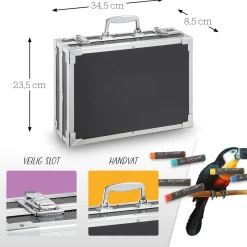 Schilder en Kleur Koffer Luxe 145 Delig