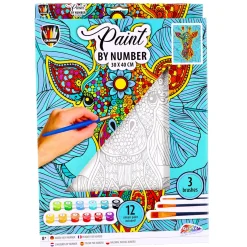 Schilderen Op Nummer Giraf Canvas 30X40