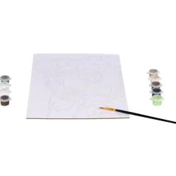 Schilderen op nummer hond