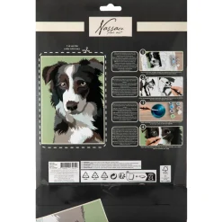 Schilderen op nummer hond