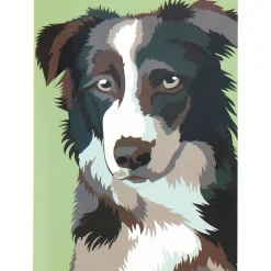 Schilderen op nummer hond