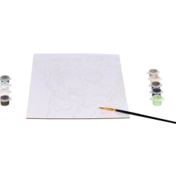 Schilderen op nummer hond