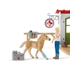 Schleich 42502 Dierenartspraktijk Met Dieren