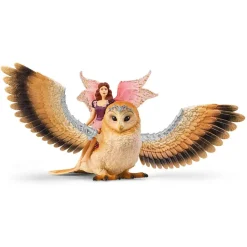 Schleich 70789 Fee tijdens de vlucht op Glam-Owl