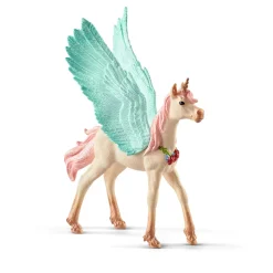 Schleich 70575 Gedecoreerde Unicorn Pegasus Veulen