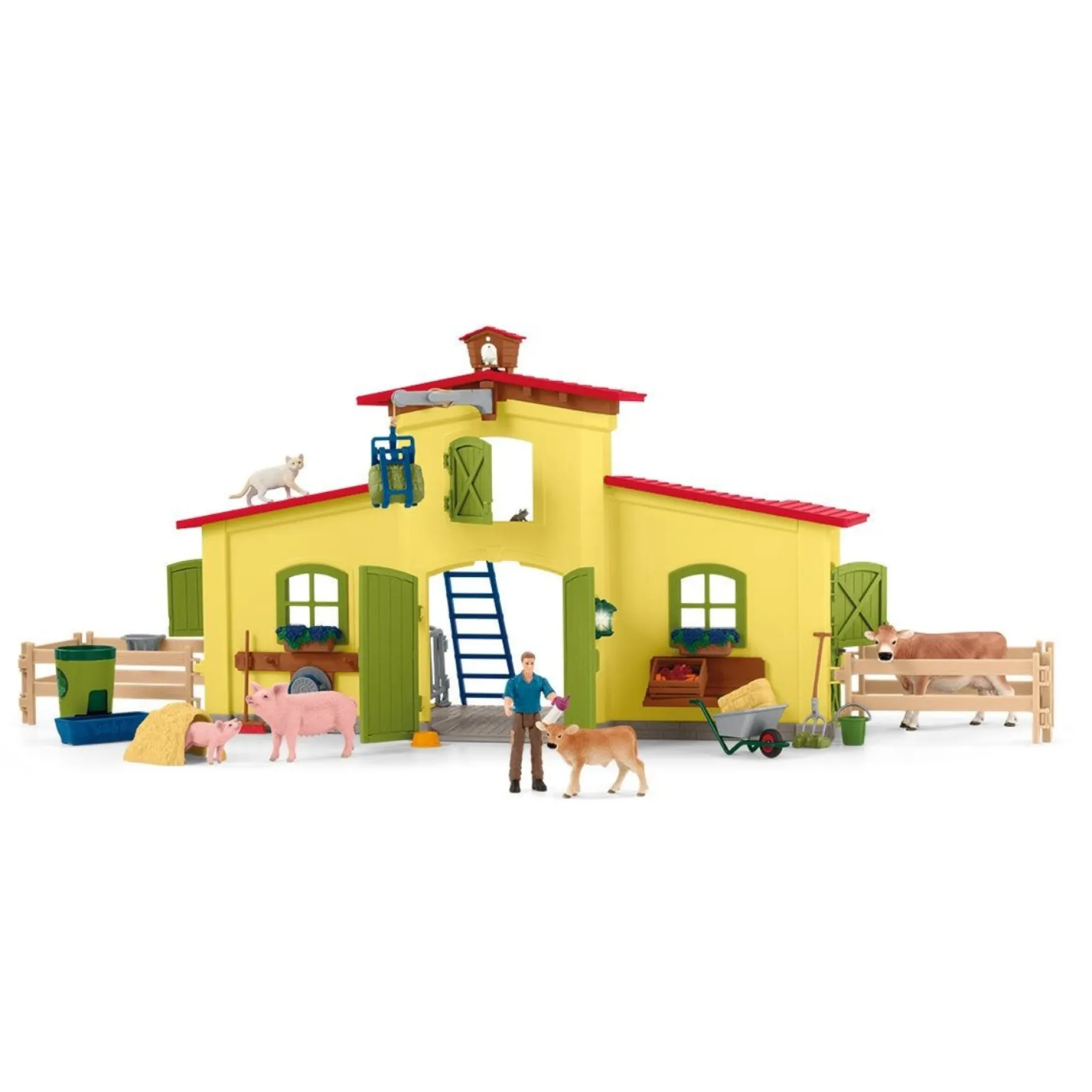 Schleich 42605 grote boerderij met dieren En Accesoires