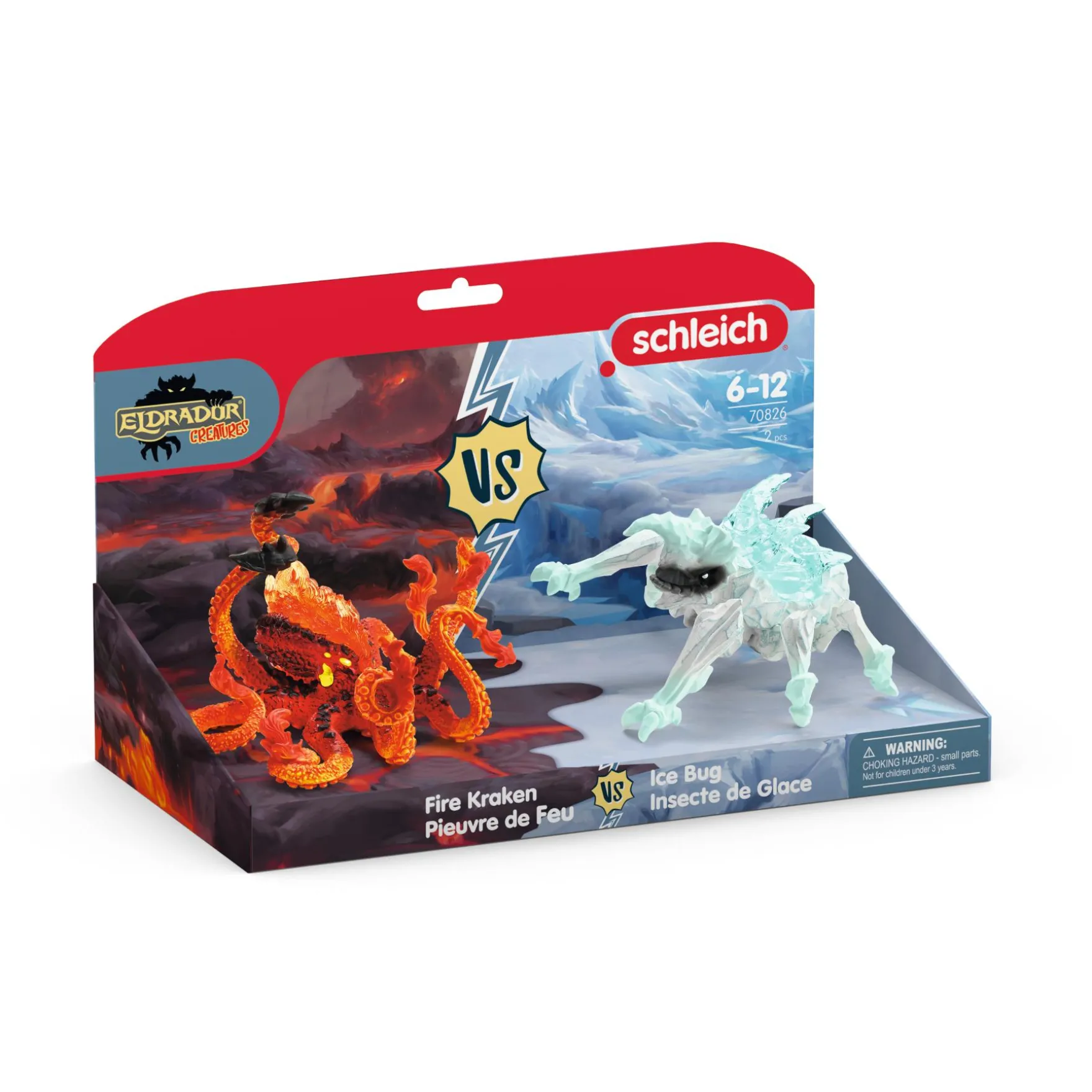 Schleich 70826 Ice Bug Vs. Fire Kraken