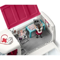 Schleich 42439 Mobiele Dierenarts met Hannoveraans veulen