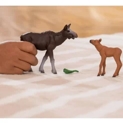 Schleich 42603 Moose with Calf (NatGeo)