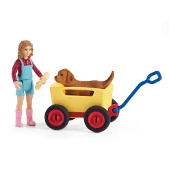 Schleich 42543 Puppy Bolderwagen